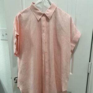 Ralph Lauren Women’s Linen short sleeve blouse